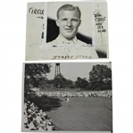 1933 US Open at North Shore GC Wire Photos - Johnny Goodman & Ralph Guldahl