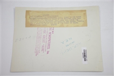 1933 US Open at North Shore GC Wire Photos - Johnny Revolta & Johnny Farrell