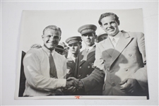 1933 US Open at North Shore GC Wire Photos - Johnny Goodman & Ralph Guhdahl
