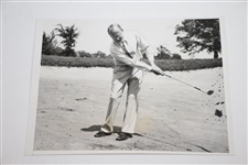 1933 US Open at North Shore GC Wire Photos - Phil Perkins & Guldahl with Wife