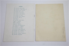 Women's State Golf Championship Programs/Guides - 1935 (Kentucky), 1958-1962-1965-1966 (Florida)