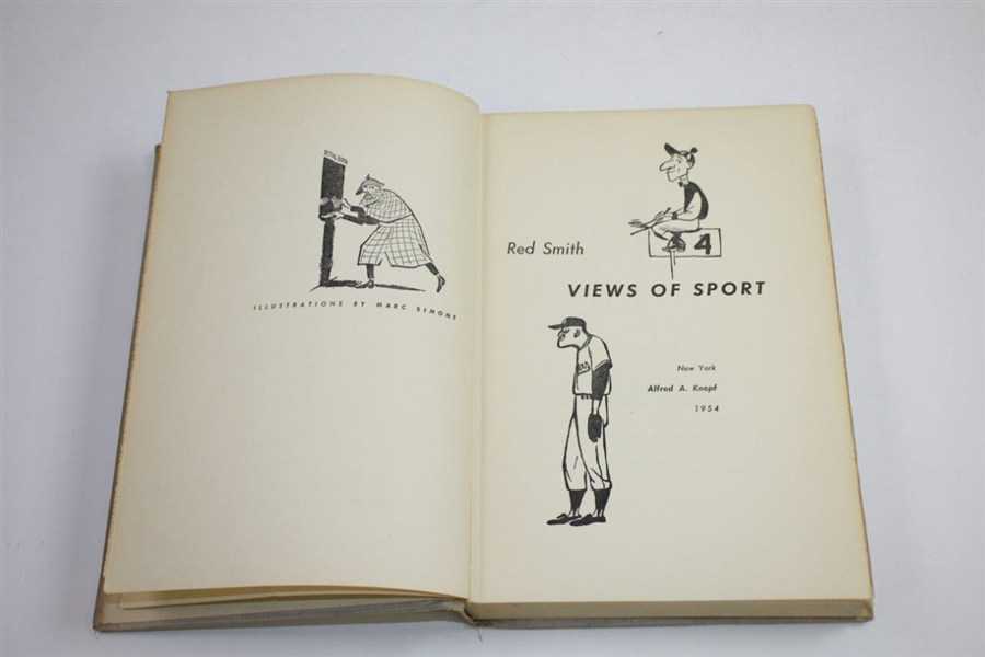 1954 'Views of Sport' Book by Red Smith - The Charles Price Collection