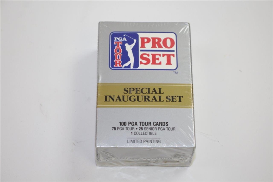 Special Inaugural Set of Unopened PGA Tour Pro-Set Golf Cards - Bobby Wadkins Collection