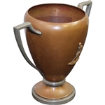 1914 New Britain Golf Club Second Flight Club Championship Trophy Won by J.E. Cooper