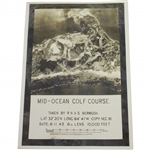 Circa 1943 Original British Government R.N.A.S. Aerial Photograph of Famed C.B. Macdonald Bermuda Mid-Ocean Course
