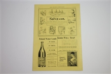 Complete 1894 The Youth's Companion with Original Sears Article The Game of Golf, Sports Little Known in America