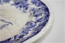 Vintage Blue & White Minton Golf Plate - Seldom Seen