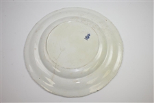 Vintage Blue & White Minton Golf Plate - Seldom Seen