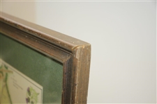 1967 King's Course Gleneagles Visual Survey Depicted by Golf Architect James P Izatt - Framed