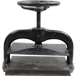 Vintage Large & Very Heavy Black #2 Golf Ball Press