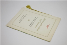 1963 Fifth Annual Invitational Golf Tournament at The Olympic Club Member Guest Menu