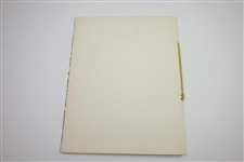 1963 Fifth Annual Invitational Golf Tournament at The Olympic Club Member Guest Menu
