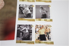Jack Nicklaus Signed Photo with All 18 Nicklaus The Golden Bear Majors Golf Cards JSA ALOA