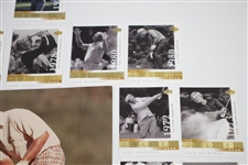 Jack Nicklaus Signed Photo with All 18 Nicklaus The Golden Bear Majors Golf Cards JSA ALOA