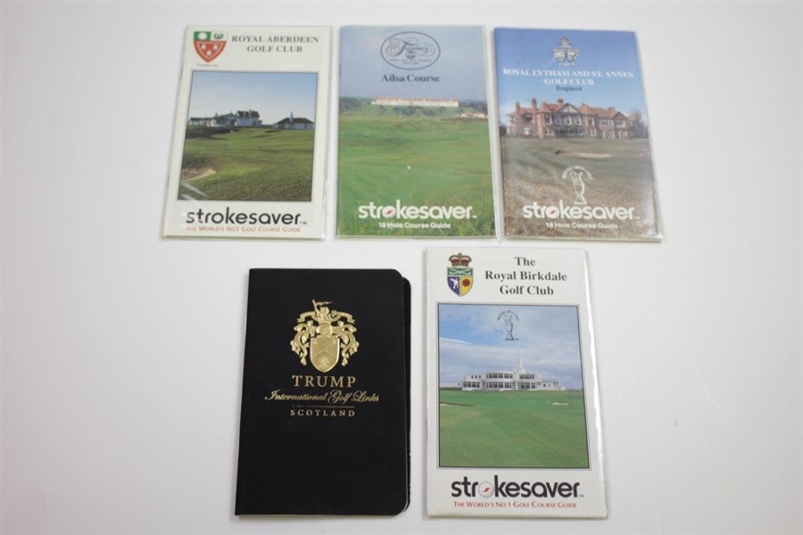 Seventeen (17) Scotland Golf Course Guides - St Andrews, Muirfield, Trump, Carnoustie, & more
