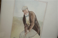 Three 'A Novice' 'Dormy' & 'MacFoozle' - Chief of the Clan' Golfers of 1905 Framed Prints