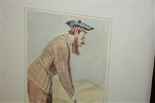 Three 'A Novice' 'Dormy' & 'MacFoozle' - Chief of the Clan' Golfers of 1905 Framed Prints