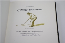 Ltd Signed & Numbered 'Golfing Memorabilia: Memoirs of Mort Olman, the Grandfather of Collecting' Book