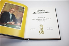 Ltd Signed & Numbered 'Golfing Memorabilia: Memoirs of Mort Olman, the Grandfather of Collecting' Book