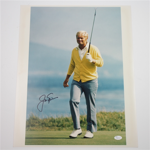 Jack Nicklaus Signed 1972 US Open at Pebble Beach 16x20 Photo JSA #AA61719