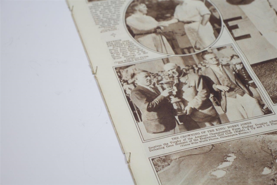 October 5, 1930 New York Times Newspaper Celebrating Grand Slam of Bobby Jones