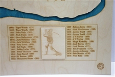 Wooden Map of The Old Course St. Andrews - 24 x 30 and Ready to Frame!