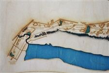 Wooden Map of The Old Course St. Andrews - 24 x 30 and Ready to Frame!
