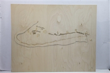 Wooden Map of The Old Course St. Andrews - 24 x 30 and Ready to Frame!