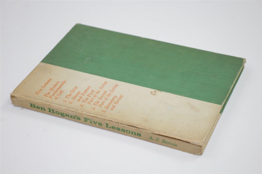 Charles Price's Personal Copy of 'Five Lessons: The Modern Fundamentals of Golf' Book by Ben Hogan