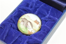 Halcyn Days Enamels 2000 OPEN Championship St. Andrews in Original Box - Woods Win