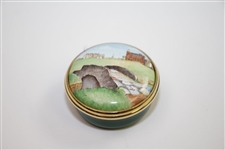 Halcyn Days Enamels 2000 OPEN Championship St. Andrews in Original Box - Woods Win