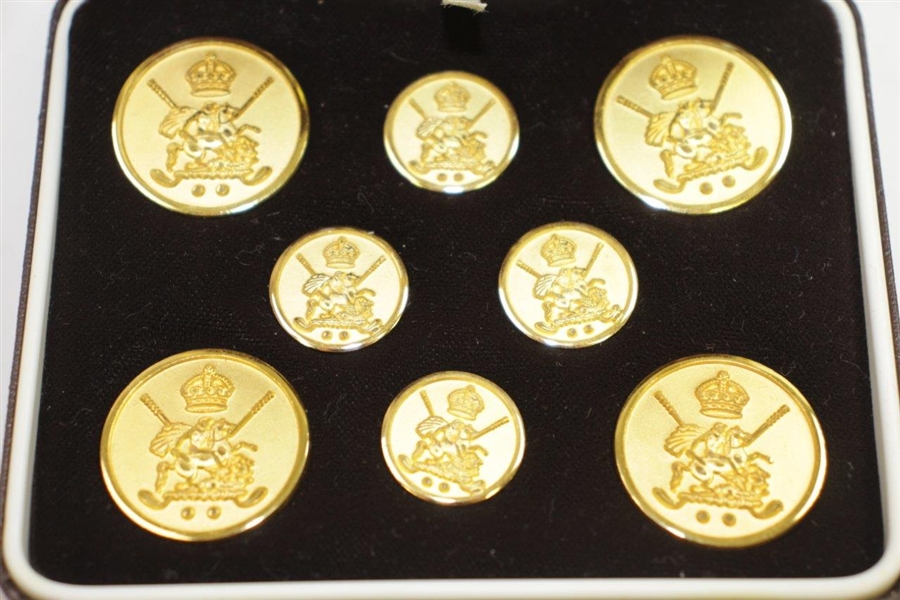 Royal St. Georges Golf Buttons in Original Box