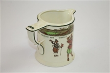 Royal Doulton He Hath A Good Judgement Who Relieth Not Wholly On His Own Pitcher