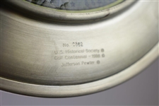 1888-1988 The Centennial of Golf in America Ltd Ed #362 Jefferson Pewter Plate