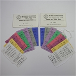 Two Complete 1980 US Open at Baltusrol Ticket Sets in Original Envelopes - Nicklaus Win