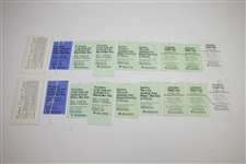 Two Complete 1980 US Open at Baltusrol Ticket Sets in Original Envelopes - Nicklaus Win