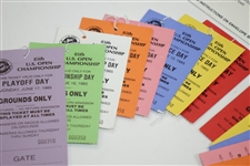 Two Complete 1985 US Open at Oakland Hills Ticket Sets in Original Envelopes