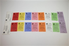 Two Complete 1985 US Open at Oakland Hills Ticket Sets in Original Envelopes