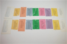 Two Complete 1986 US Open at Shinnecock Hills Ticket Sets in Original Envelopes