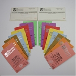 Two Complete 1990 US Open at Medinah Ticket Sets in Original Envelopes