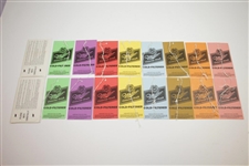 Two Complete 1990 US Open at Medinah Ticket Sets in Original Envelopes