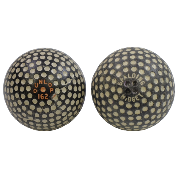 Vintage Dunlop 162 & Spalding Midget Sept. 16, 06 Golf Balls