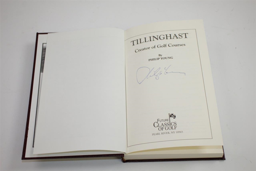 Ltd Ed 'Tillinghast: Creator of Golf Courses' Deluxe Book #439 Signed by Philip Young with Slipcase