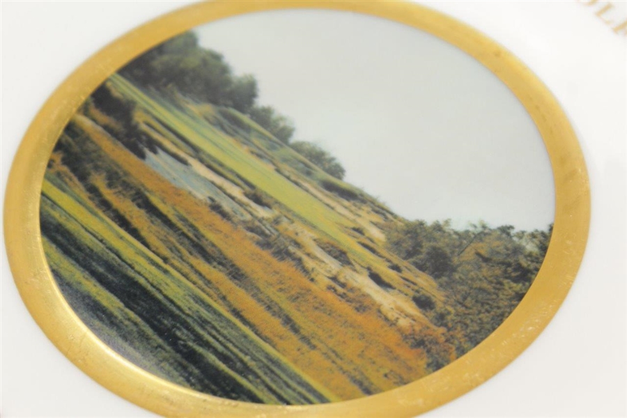 Pine Valley Golf Club John Arthur Brown Trophy Lenox Plate - Featuring 2nd Hole