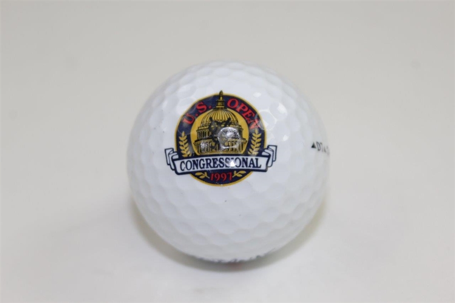 Ernie Els Signed 1997 US Open at Congressional Logo Golf Ball JSA ALOA