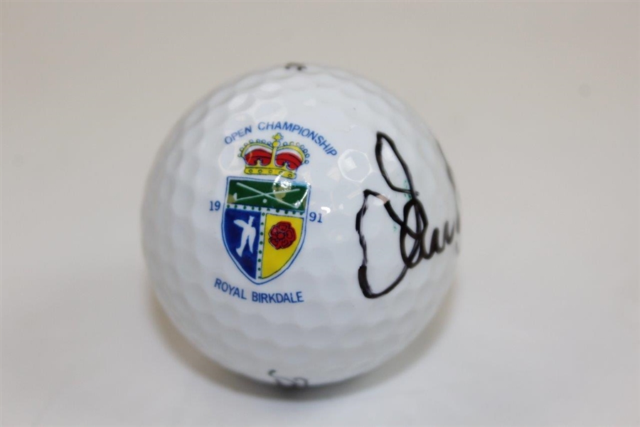 Ian Baker-Finch Signed 1991 Open Championship at Royal Birkdale Logo Golf Ball JSA ALOA