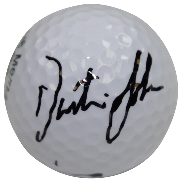Dustin Johnson Signed The Memorial Tournament Logo Golf Ball JSA ALOA