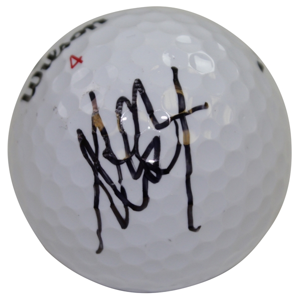 Ai Miyazato Signed Wilson Logo Golf Ball JSA ALOA