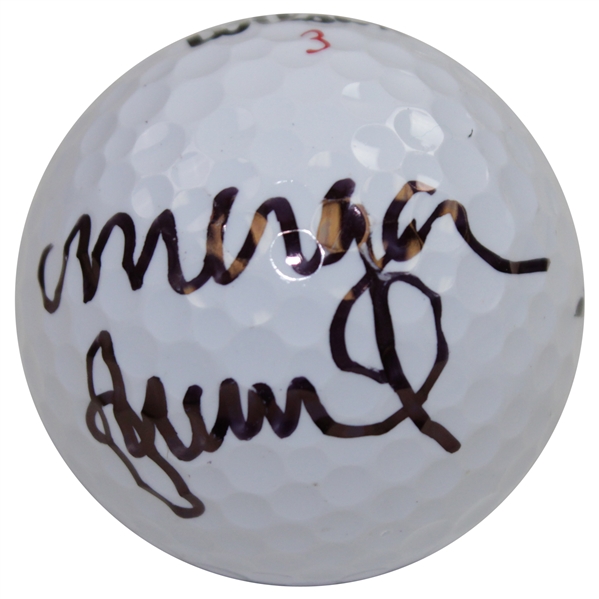 Morgan Pressel Signed Wilson Logo Golf Ball JSA ALOA
