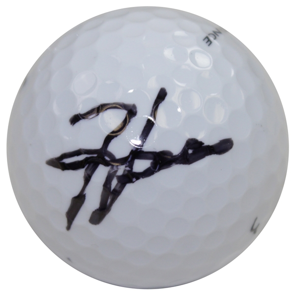 Hideki Matsuyama Signed Intech Logo Golf Ball JSA ALOA